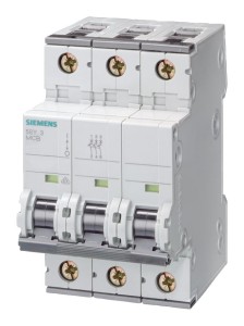Wyłącznik nadprądowy SIEMENS 3P C 16A 10kA AC 5SY4316-7