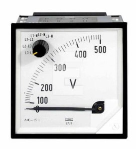 Woltomierz z przełącznikiem N E615 500V  EP27NE6150000