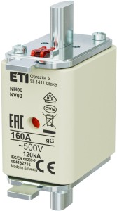 Wkładka bezpiecznikowa WT/NH00 160A gG 500V 004182216