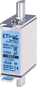 Wkładka topikowa NH000 UQ gR 16A/690V 004331020