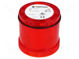 Moduł wieży sygnalizacyjnej, Lampa Werma Czerwony 24 V DC 644, IP65