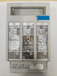 Rozłącznik bezpiecznikowy serii SILAS gr.00 160A, 3-biegunowy, montaż natablicowy, zacisk do 95mm2